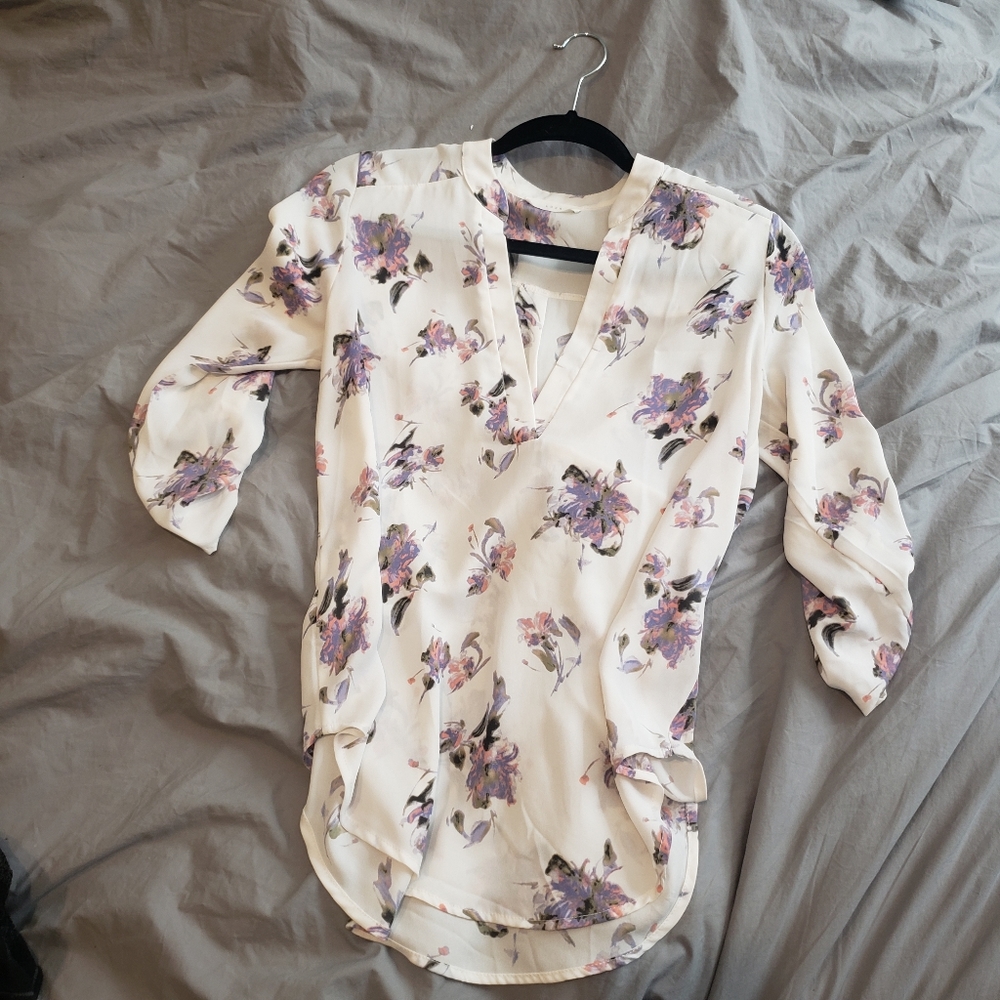 Size xs lush blouse floral